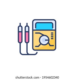 Voltage Metericon in vector. Logotype
