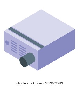 Voltage regulator box icon. Isometric of voltage regulator box vector icon for web design isolated on white background