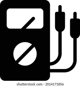 voltage with white background. voltage is a symbol of artificial intelligence.glyph flat icon.