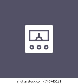 voltmeter icon. architecture sign