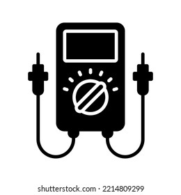 Voltmeter icon. electric voltmeter sign. vector illustration
