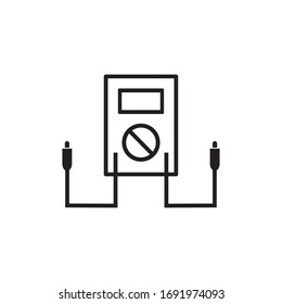 VOLTMETER ICON , TESTER CON VECTOR
