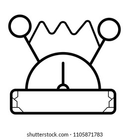 voltmeter icon vector