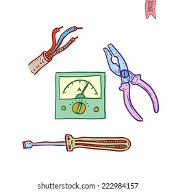 voltmeter icon - vector illustration