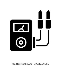 voltmeter icon for your website, mobile, presentation, and logo design.