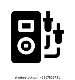 voltmeter icon for your website, mobile, presentation, and logo design.