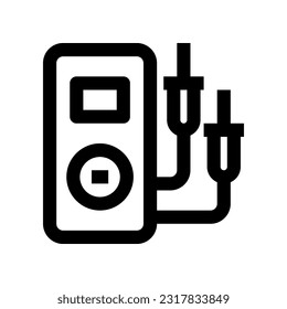 voltmeter icon for your website, mobile, presentation, and logo design.