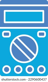 Voltmeter vector icon. Can be used for printing, mobile and web applications.