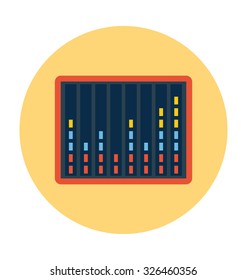 Volume Adjuster Colored Vector Illustration