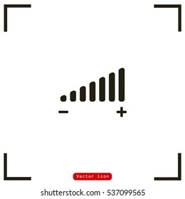 volume adjustment symbol icon