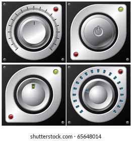 Volume, amplifier and button design