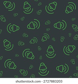 Volumen audio hermoso elemento de diseño de moda Ilustración vectorial de fondo colorido.eps