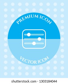 Volume Balance Icon for Web, Applications, Software & Graphic Designs.