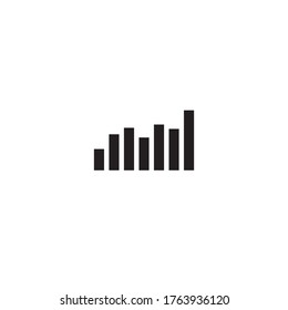 volume bar icon design illustration