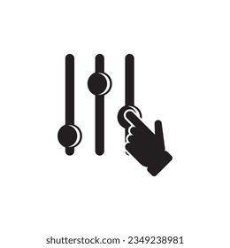 Vektorgrafik-Logo-Vorlage für die Lautstärke