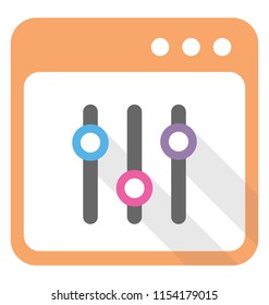 
Volume bars with the buttons showing front end of a website giving an idea of interface web element 
