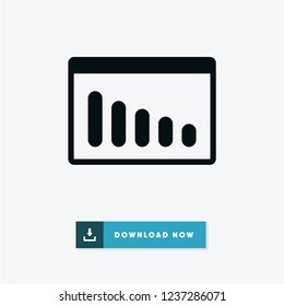 Volume Bars vector icon