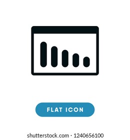 Volume Bars vector icon