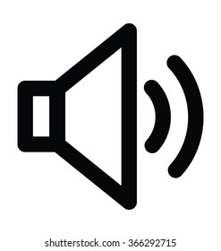 Volume Bold Line Vector Icon
