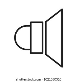 Volume bullhorn symbol
