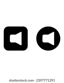 volume button icon, vector best flat icon.