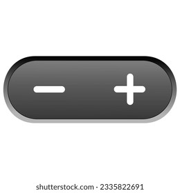 Volume button icon vector design template, illustration, and fully editable