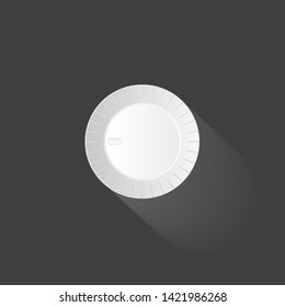 Volume buttons control for electrical appliances.