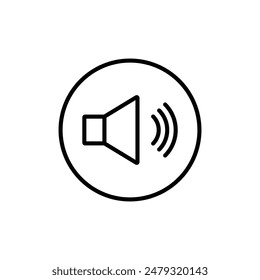 Icono de control de volumen Ideal para Configuraciones de audio y sonido