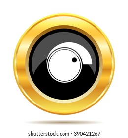 Volume control icon. Internet button on white background. EPS10 vector.
