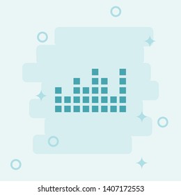 Volume Control Icon. Simple icon, blue colored icon illustration.