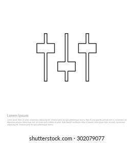 volume control icon - Vector Icon illustration 