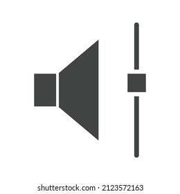 Volume Control icon vector image. Can also be used for Physical Fitness. Suitable for mobile apps, web apps and print media.