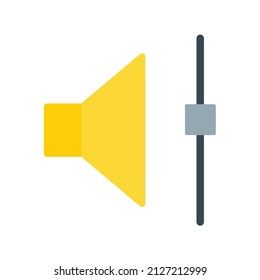 Volume Control icon vector image. Can also be used for Media Buttons. Suitable for mobile apps, web apps and print media.