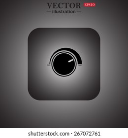 Volume control icon, web icon. vector design