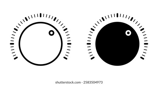 Volume control icons set. for mobile concept and web design on white background