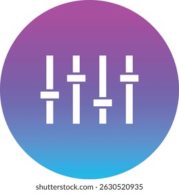 Ícone de vetor do Controle de Volume. Pode ser usado para impressão, aplicativos móveis e da Web.