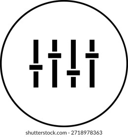 Icono de Vector de control de volumen. Se puede utilizar para aplicaciones de impresión, móviles y de Web.