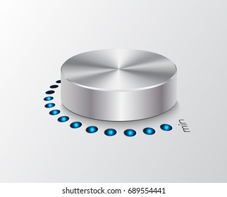 Volume controler with glowing dial 3