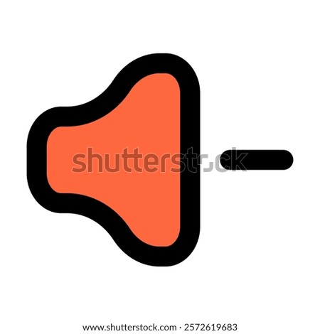 volume down icon vector illustration style