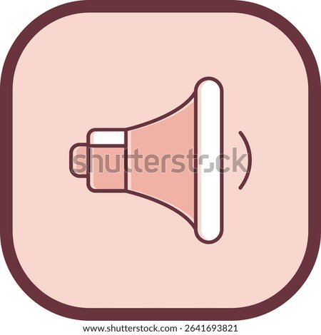 Volume Down Line vector Icon Design