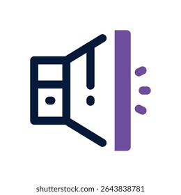 ícone duotônico de volume. Ícone vetorial moderno e elegante para sites, aplicativos móveis, materiais de marketing e design corporativo. Totalmente dimensionável e pronto para uso.