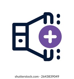 ícone de dois tons para cima. Ícone vetorial moderno e elegante para sites, aplicativos móveis, materiais de marketing e design corporativo. Totalmente dimensionável e pronto para uso.