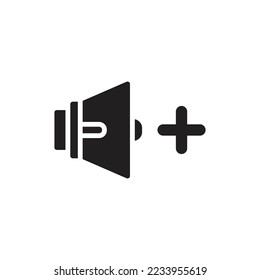 Ilustración de vectores de iconos rellenados por volumen