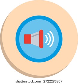 Ícone de Estilo de Círculo Plano de Volume