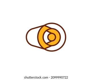 Volume flat icon. Thin line signs for design logo, visit card, etc. Single high-quality outline symbol for web design or mobile app. Siign outline pictogram.