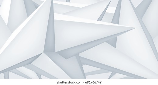 Volume geometric shape, 3d crystal background, abstraction low polygons wallpaper, vector design form