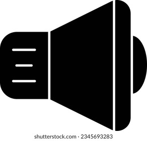  estilo de diseño de icono de glph de volumen