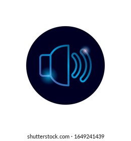 Diseño de iconos de estilo degradado por volumen, comunicación multimedia de medios sociales marketing digital web y conexión tema Ilustración vectorial