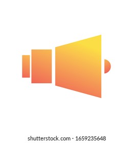 diseño de iconos de estilo degradado de volumen, música melodía canción música arte musical y tema de composición Ilustración vectorial