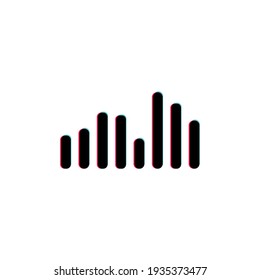 volume graph stock vector illustration